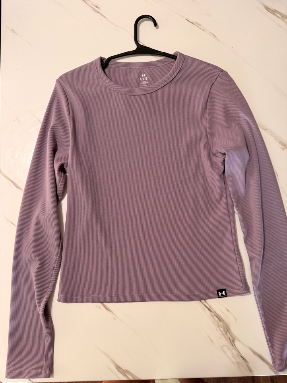 Under Armour Long Sleeve Tee Lavender Purple